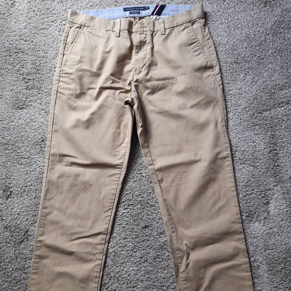 COPY - TOMMY HILFIGER CUSTOM FIT KHAKI  PANTS
